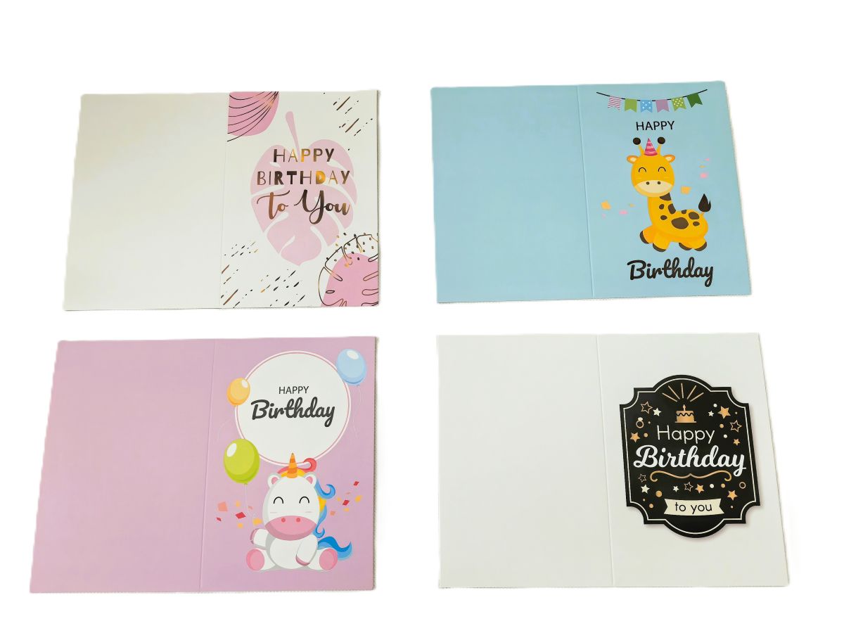 Birthday Greet Cards 18P/Set A/B Series 