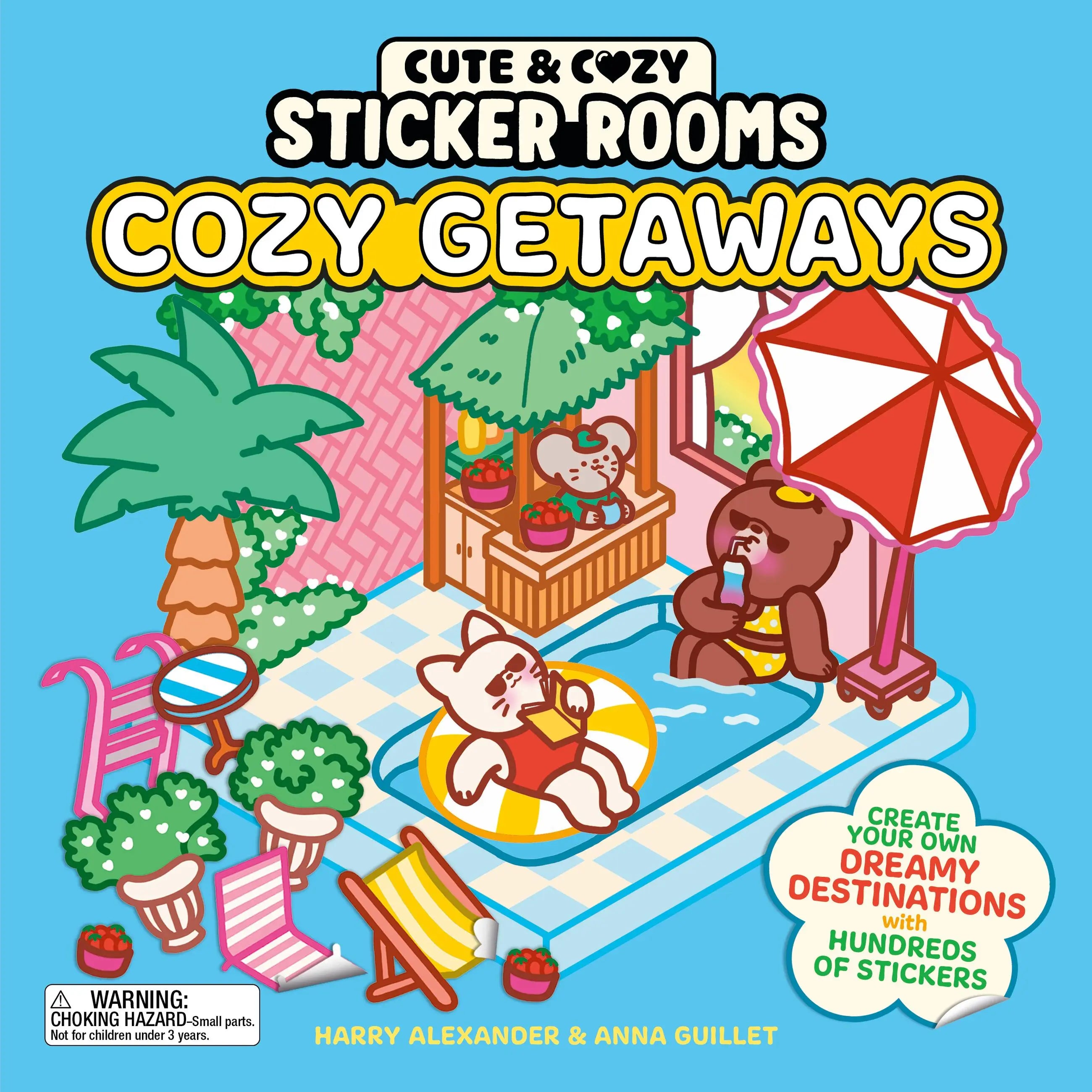 Cozy Getaways (Cute & Cozy Sticker Rooms) Paperback