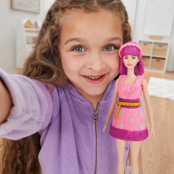HASBRO PLAYDOH BARBIE HEARTS AND HAIR DOLL SET