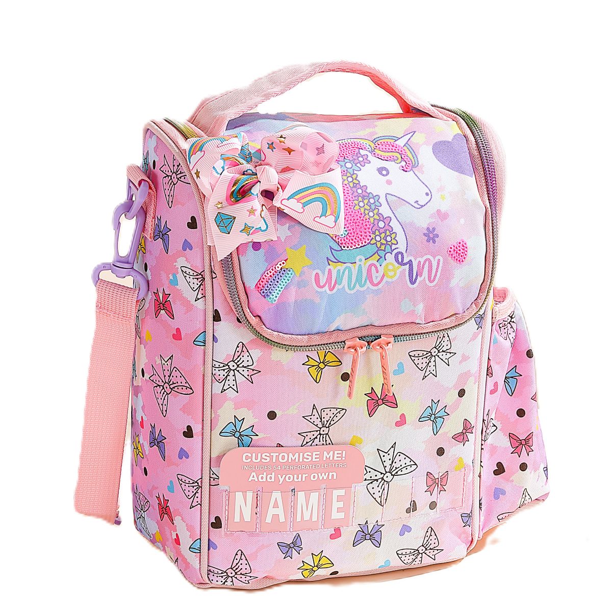 Assorted Thermal Lunch Bag With Water Bottle Slot U2083