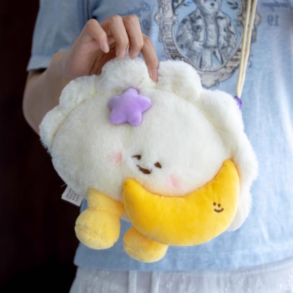 Plush Sling Bag Dumpling Moon