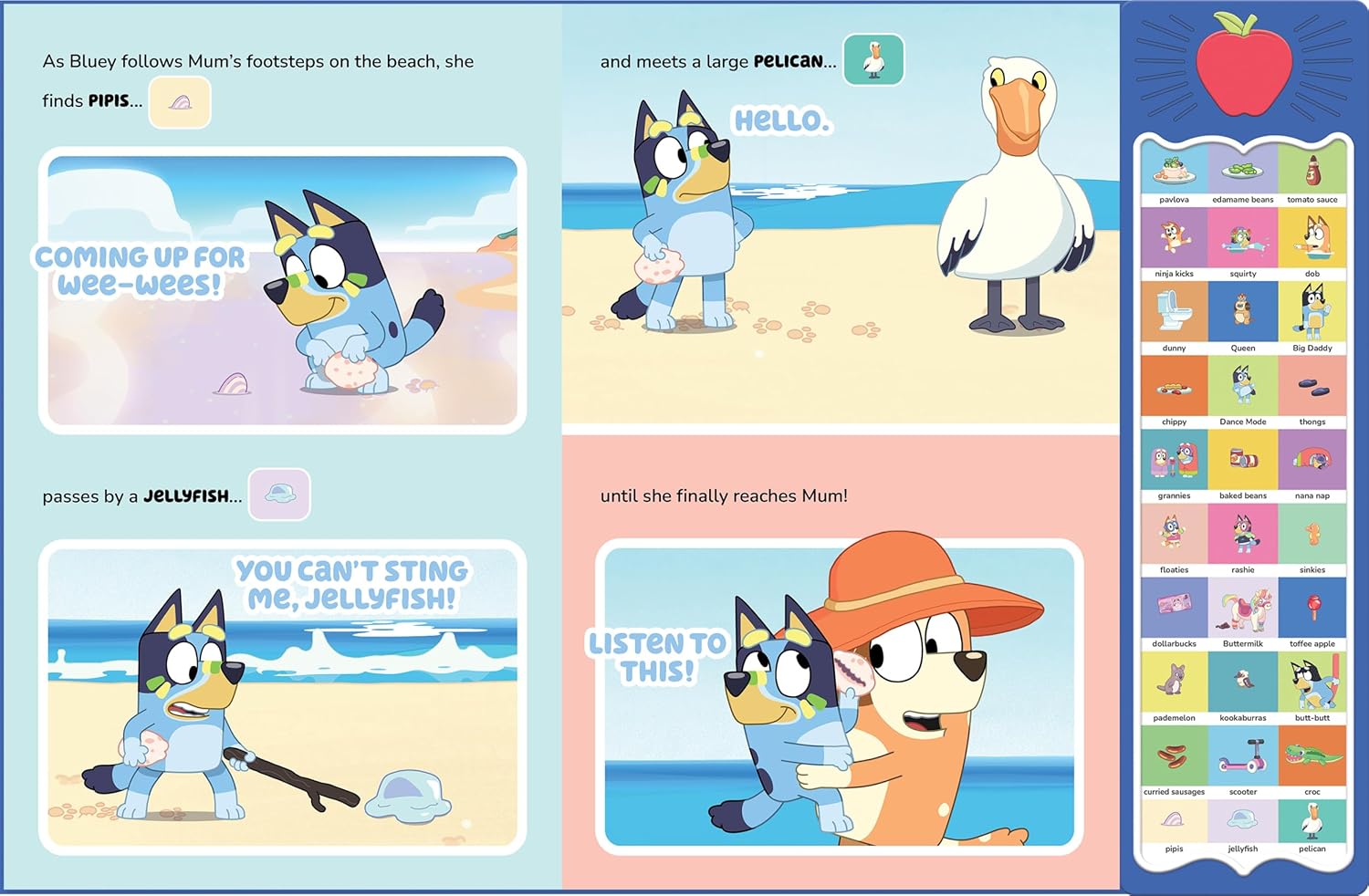 Bluey: Wackadoo! Bluey Words and Sounds Sound Book (Hardcover – Sound Book)
