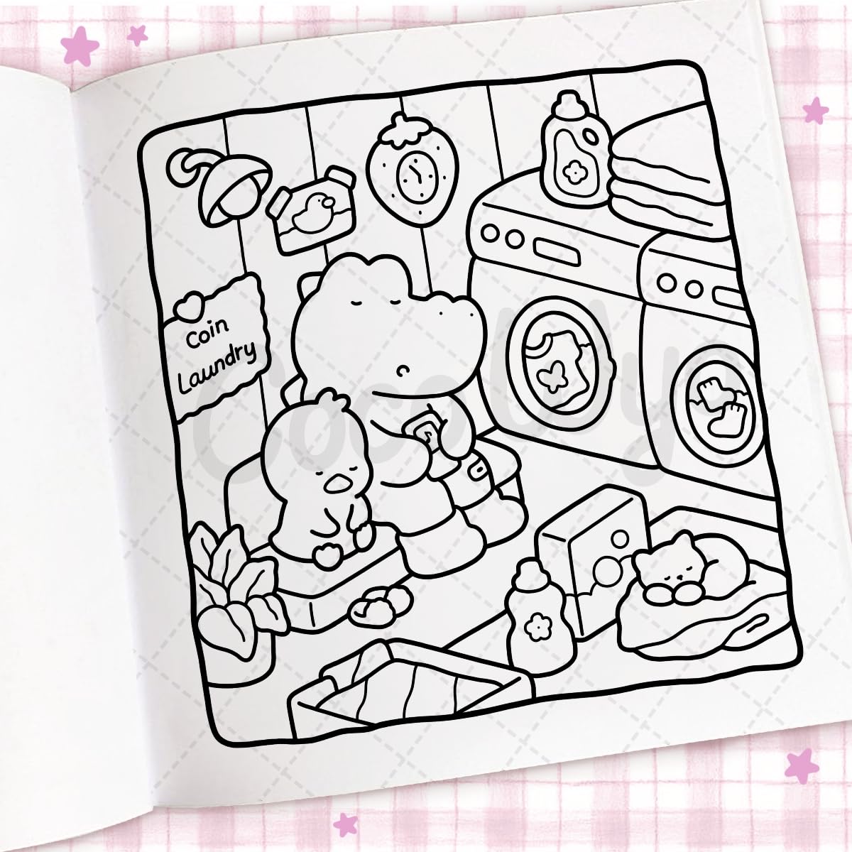 Cozy Days: A Cute and Comfy Colouring Book (Coco Wyo) Paperback – Coloring Book