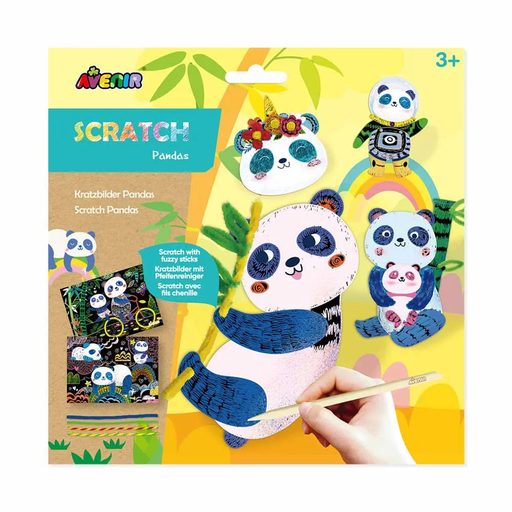 AVENIR SCRATCH ART PANDAS