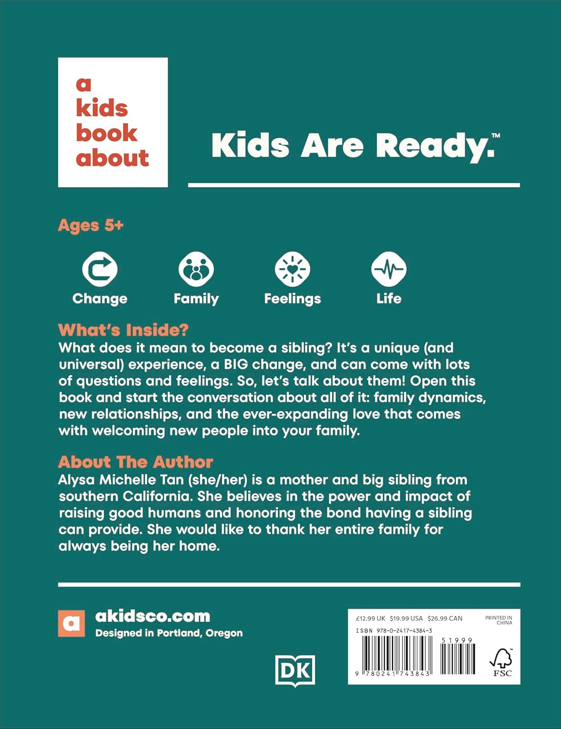 A Kids Book About Becoming A Sibling (Hardcover)