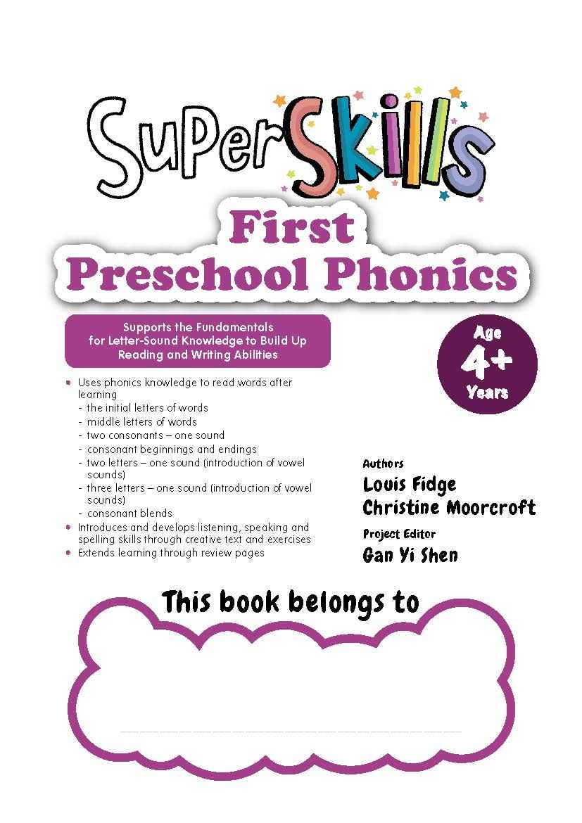 Super Skills First Preschool Phonics (age 4+ Years)