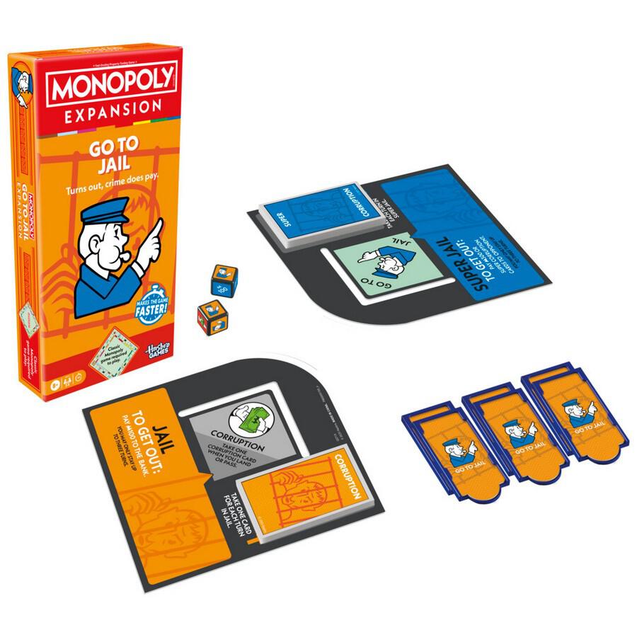 HASBRO MONOPOLY EXPANSION GO TO JAIL