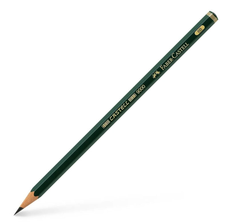 Faber-Castell Castell 9000 Graphite Pencil 6B-11716B