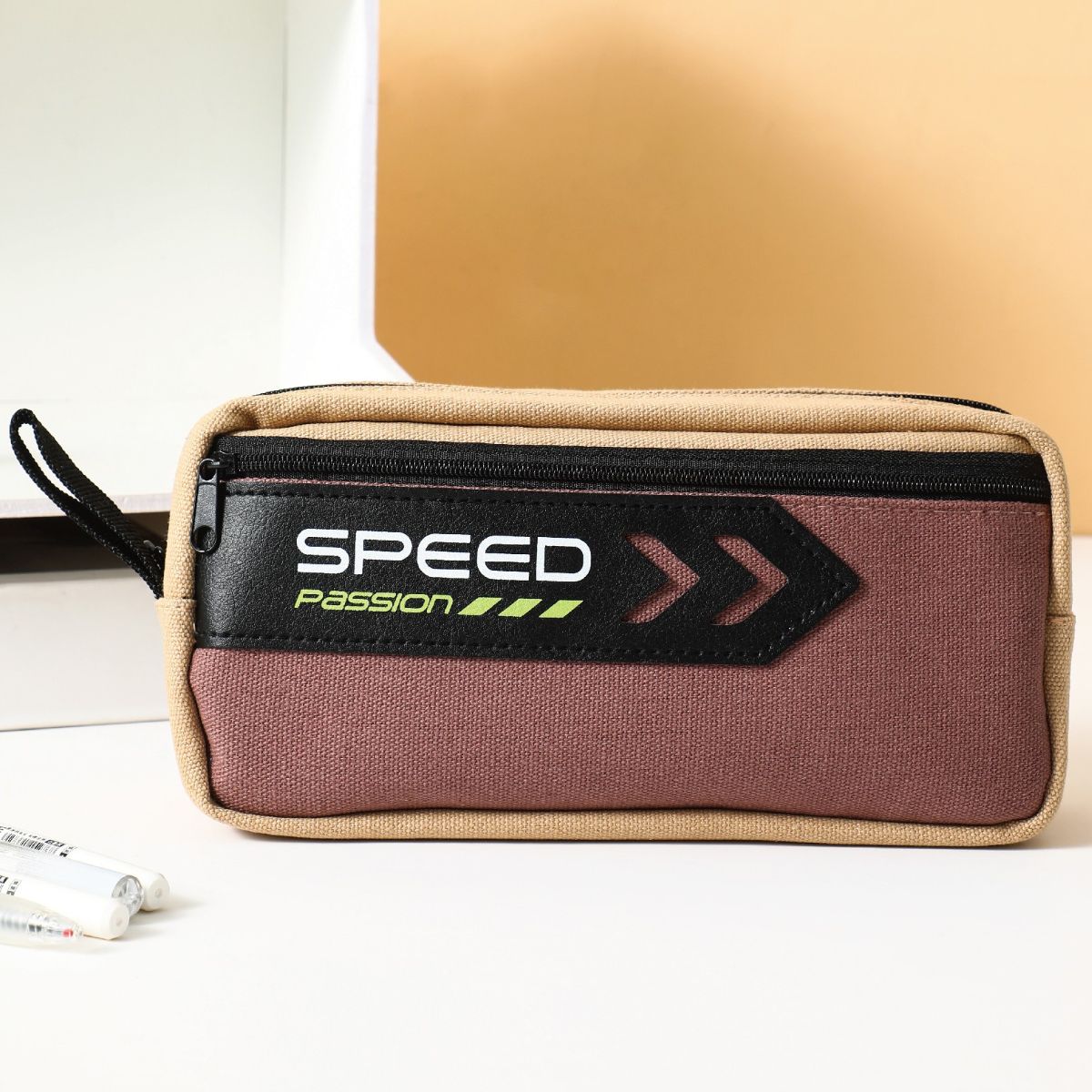 Gzpl Tome Pencil Bag 2 Zip 21.5*10.5*6