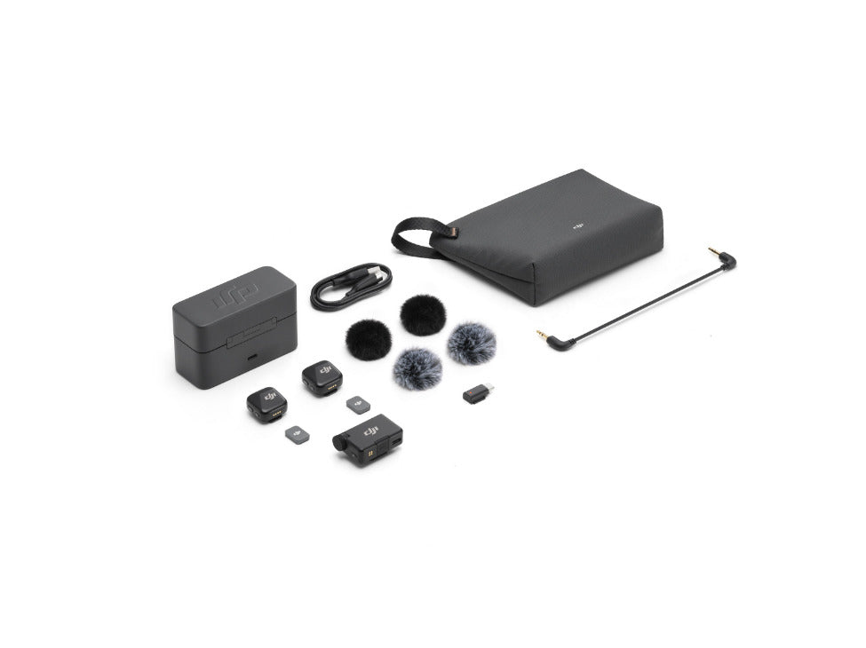 DJI Mic Mini ( 2TX + 1RX + Charging Case ) Black