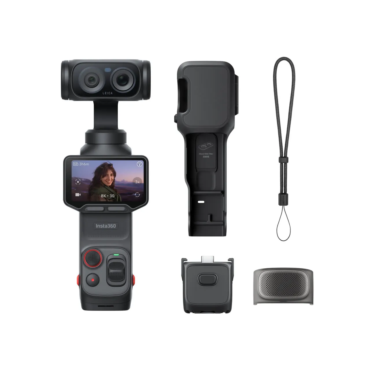 Insta360 Luna Ultra 8K Gimbal Camera Standard Bundle - Cosmic Black