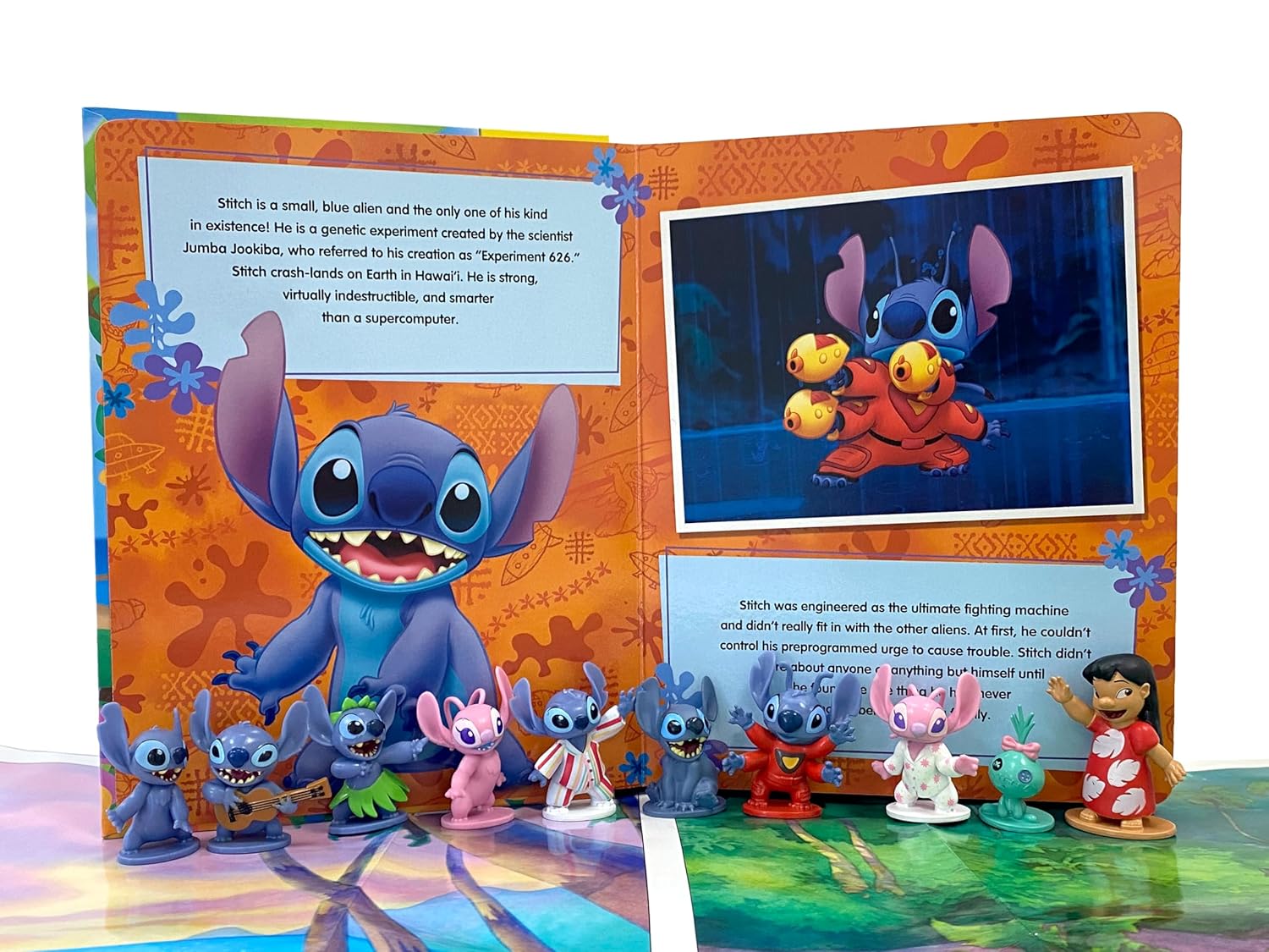 Disney Stitch: With Storybook, 10 Figurines And A Playmat (My Busy Books) Novelty Book – Picture Book