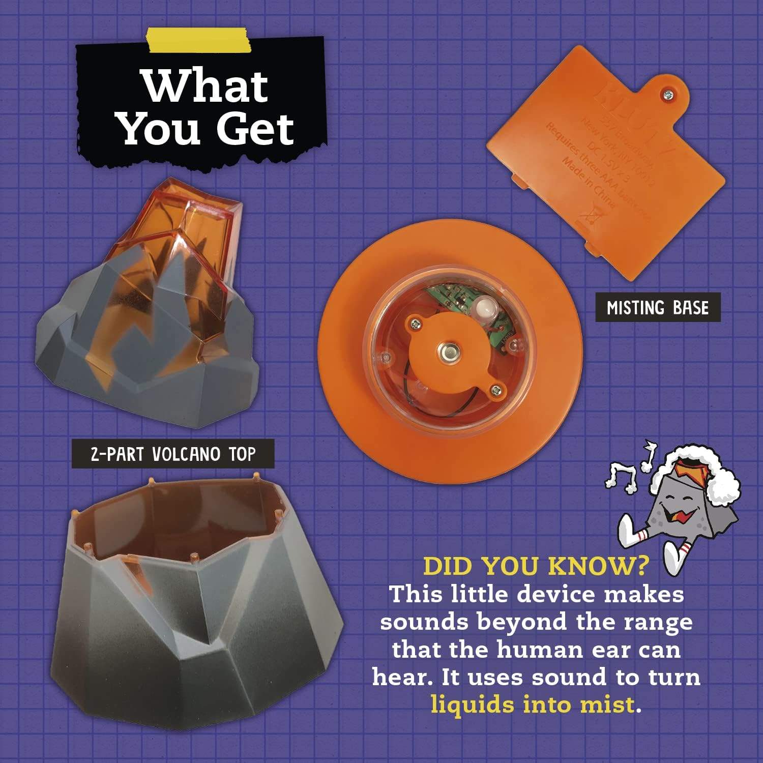 Klutz Ultrasonic Misting Volcano