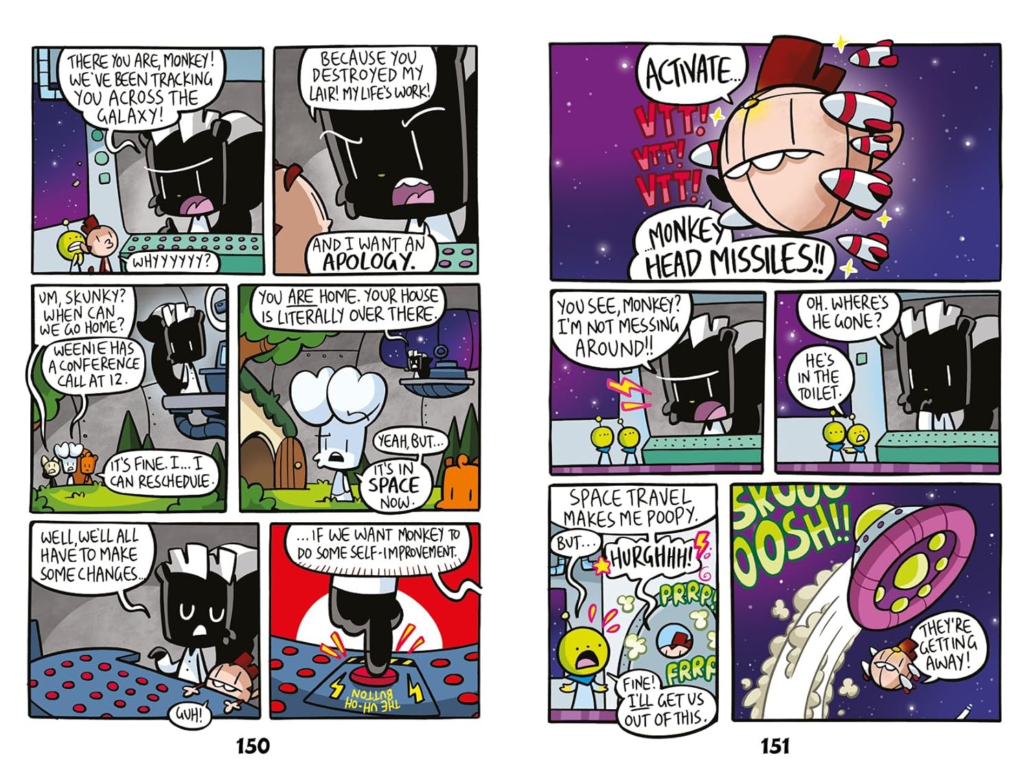 Bunny vs Monkey: Intergalactic Monkey Business! (A Phoenix Comic Book)