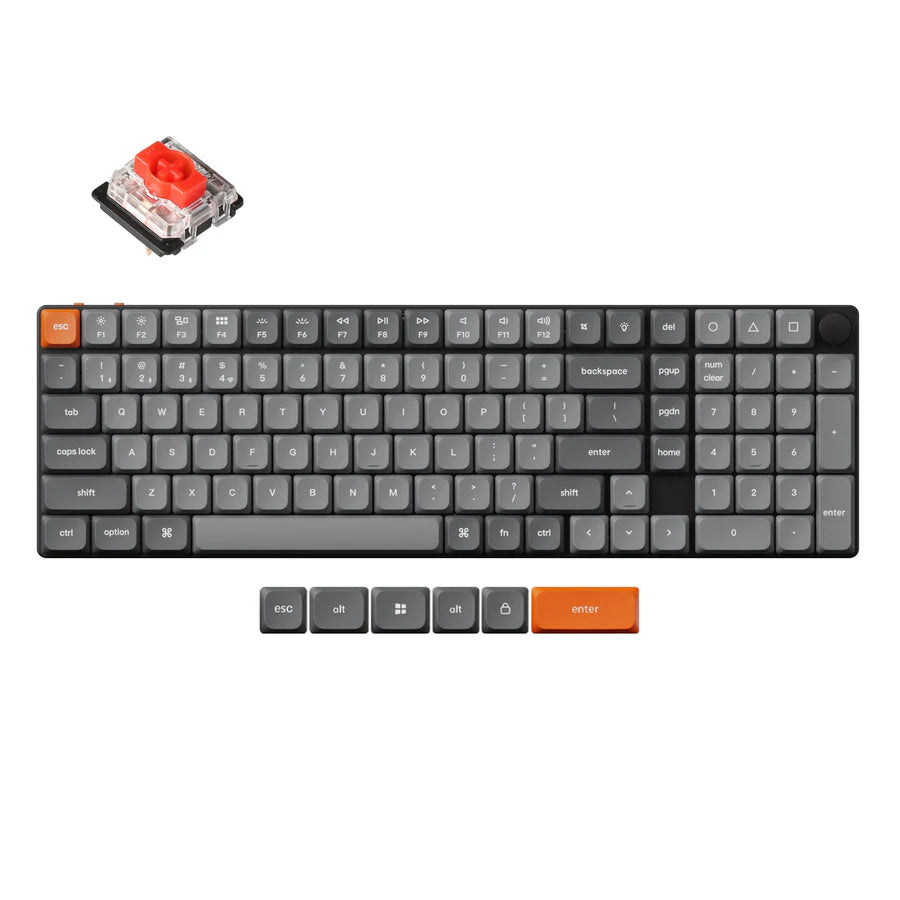 KEYCHRON K17 MAX - Black (Red Switches)