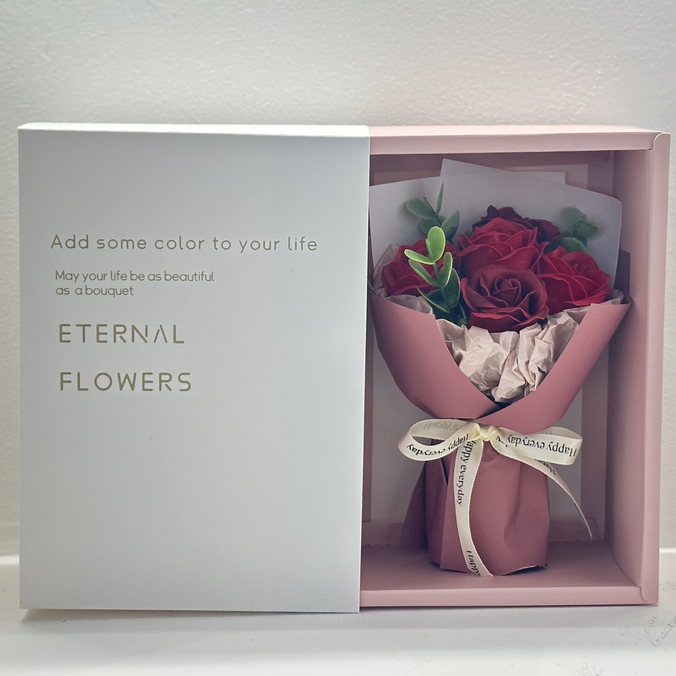 SOAP ROSE BOUQUET 5PC 3132