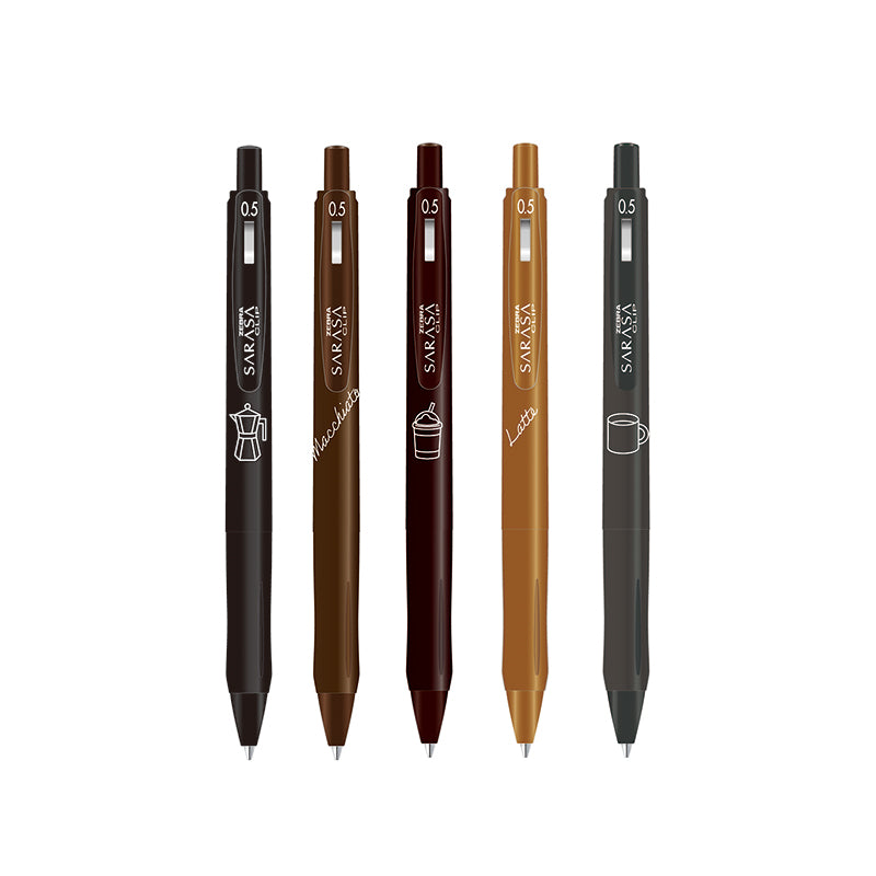 Zebra Sarasa Clip Study Coffee 0.5mm 5c