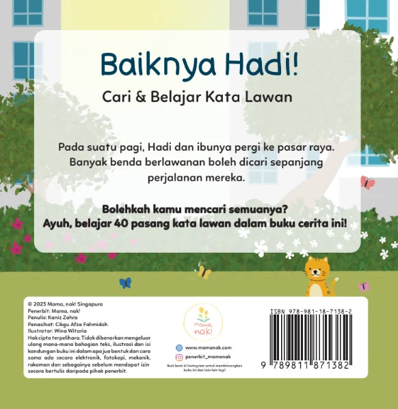 Baiknya Hadi! Cari & Belajar Kata Lawan