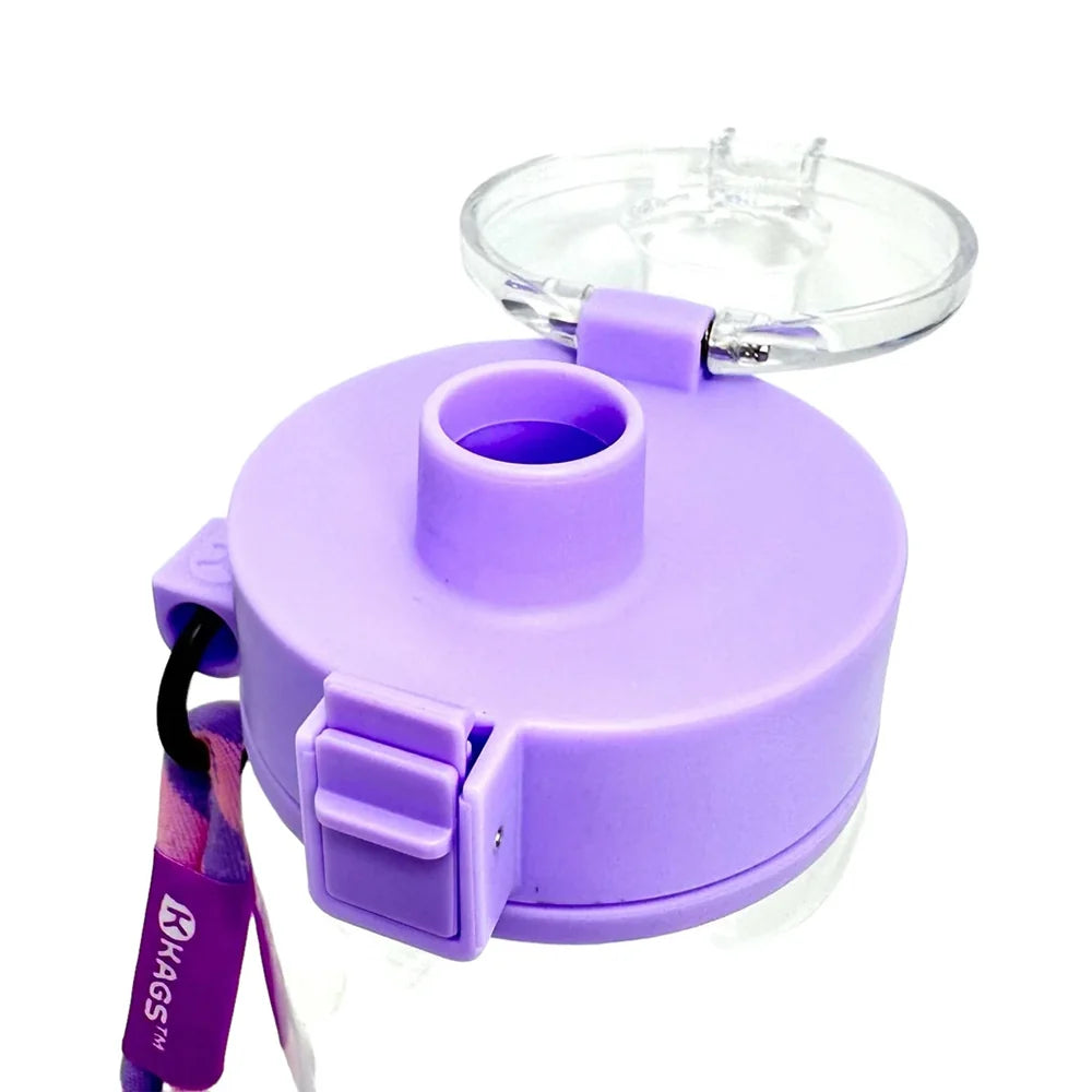 KAGS AQUARECHARGE SERIES TRITAN 600ML WATER BOTTLE LAVENDER
