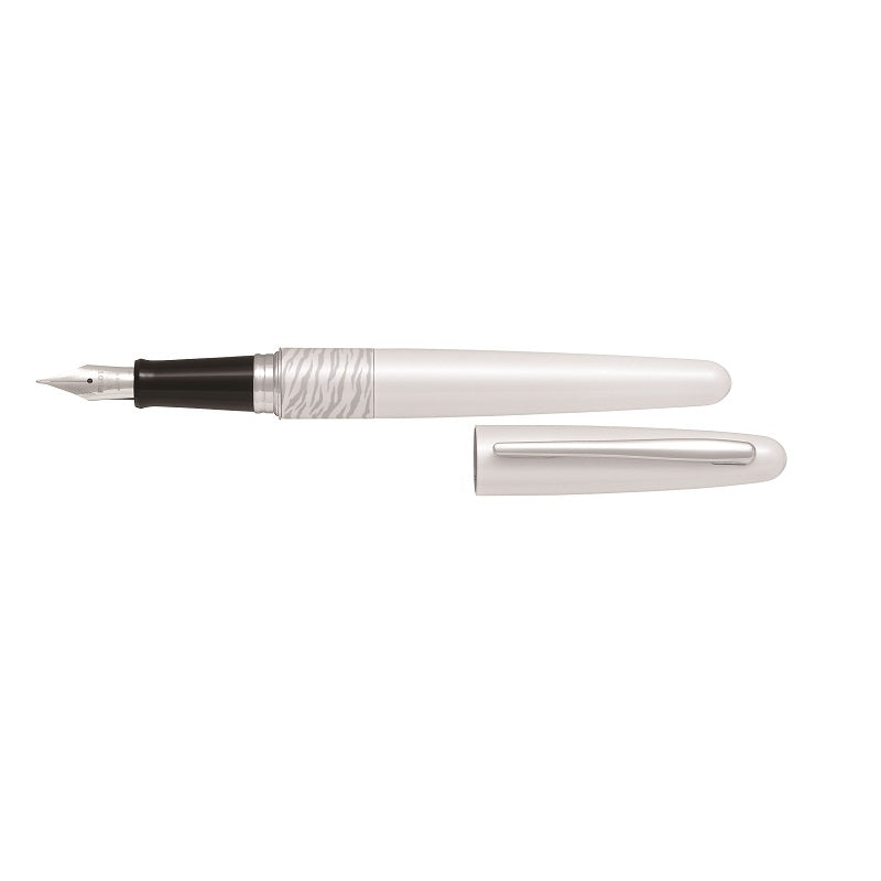 Pilot MR2 Series Fountain Pen Fine Nib White Tiger Design