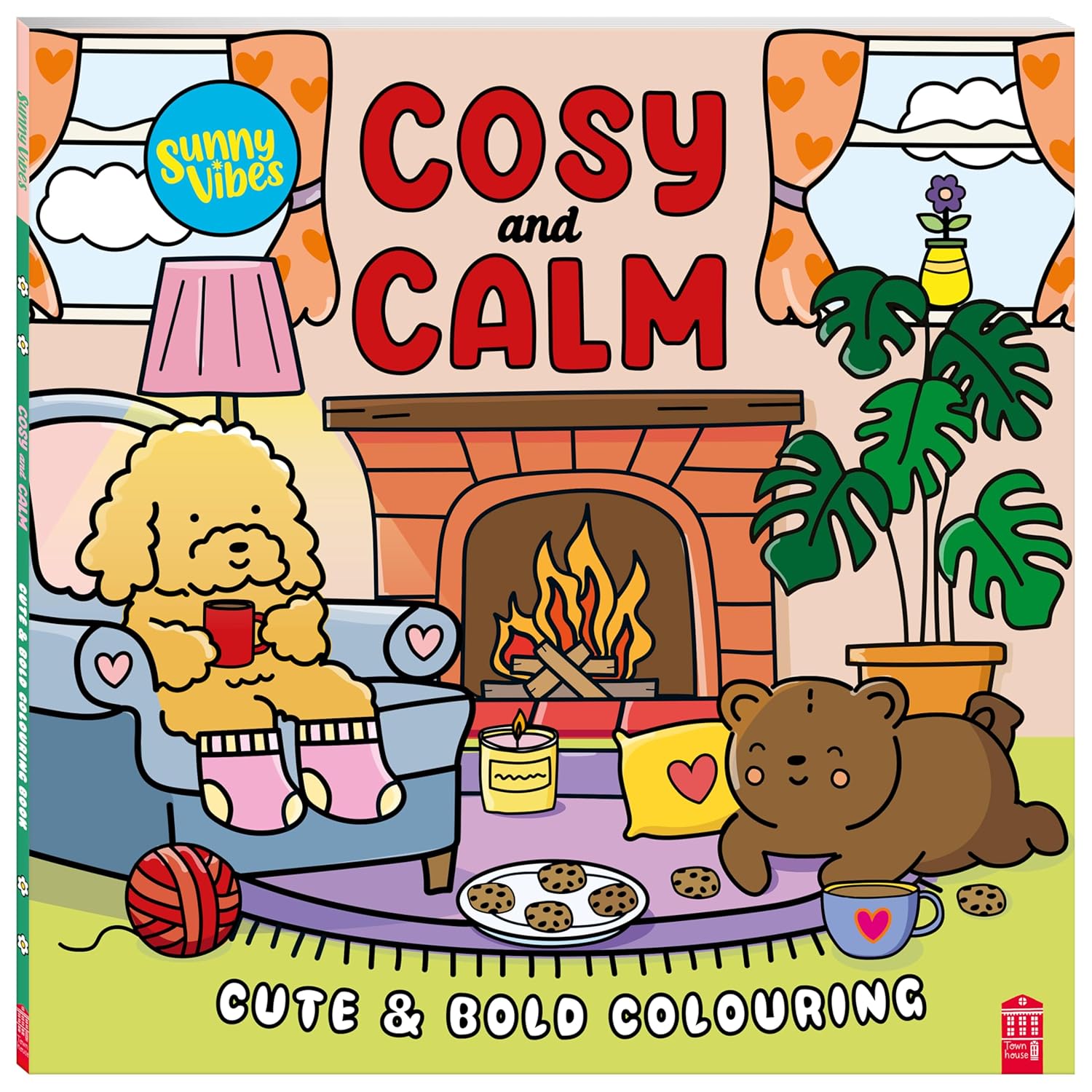 Sunny Vibes Colouring: Cosy & Calm (Paperback)
