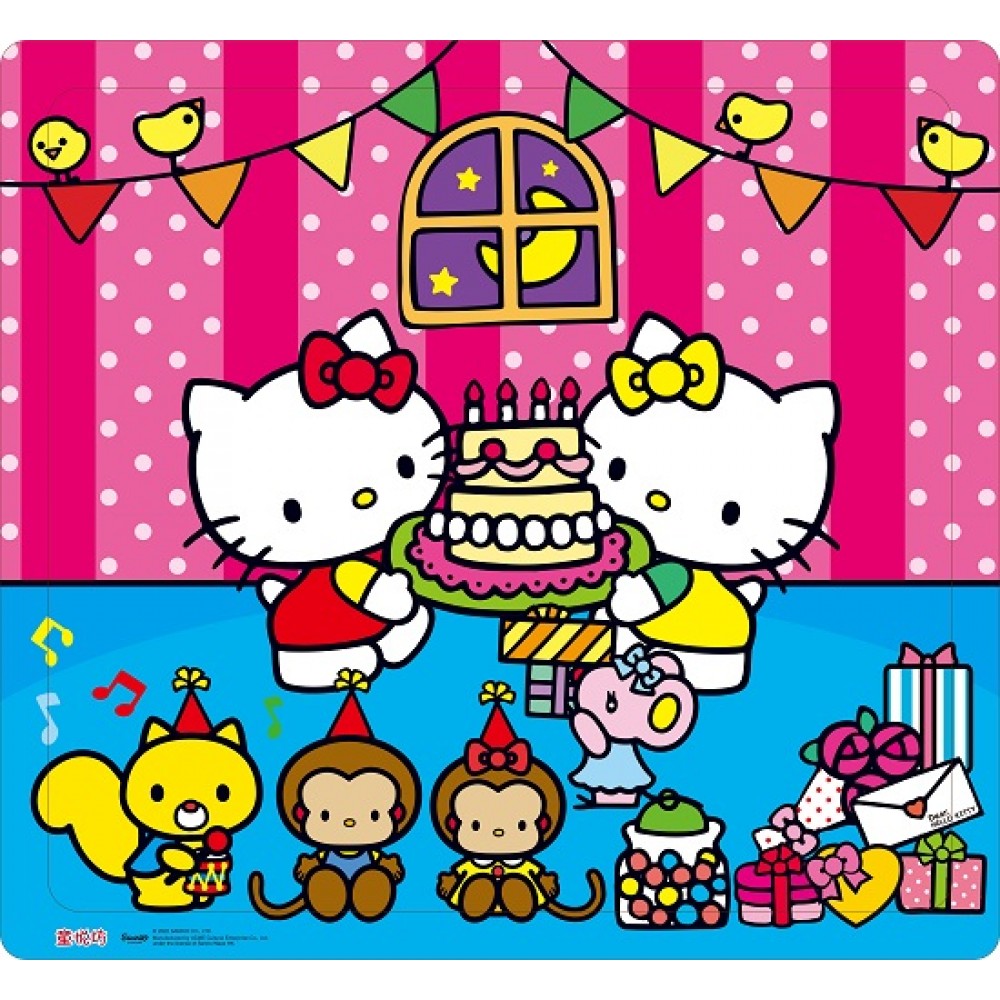 Hello Kitty 100片拼图:热闹生日会(DEC22)/(世一/童悦坊)