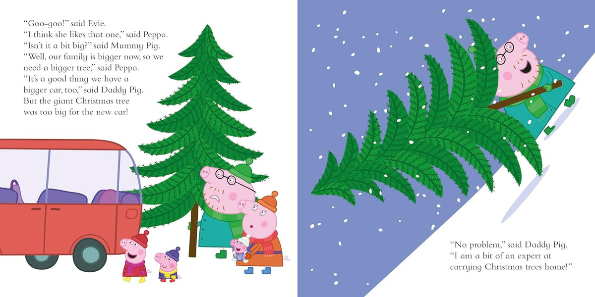 Peppa Pig: Peppa’s Family Christmas: A Joyful Festive Story (Paperback)
