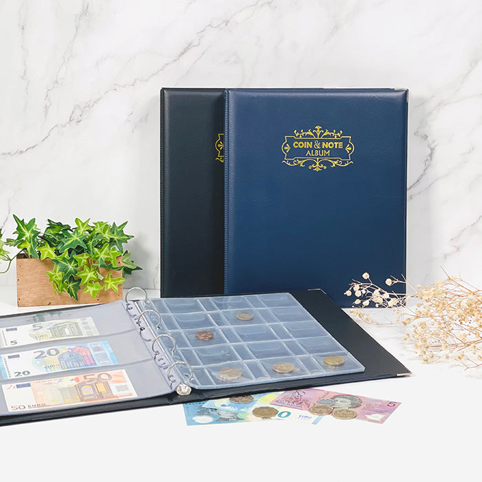 Chu Yu A4 Refillable Notes & Coin Album 5+5 Sheets