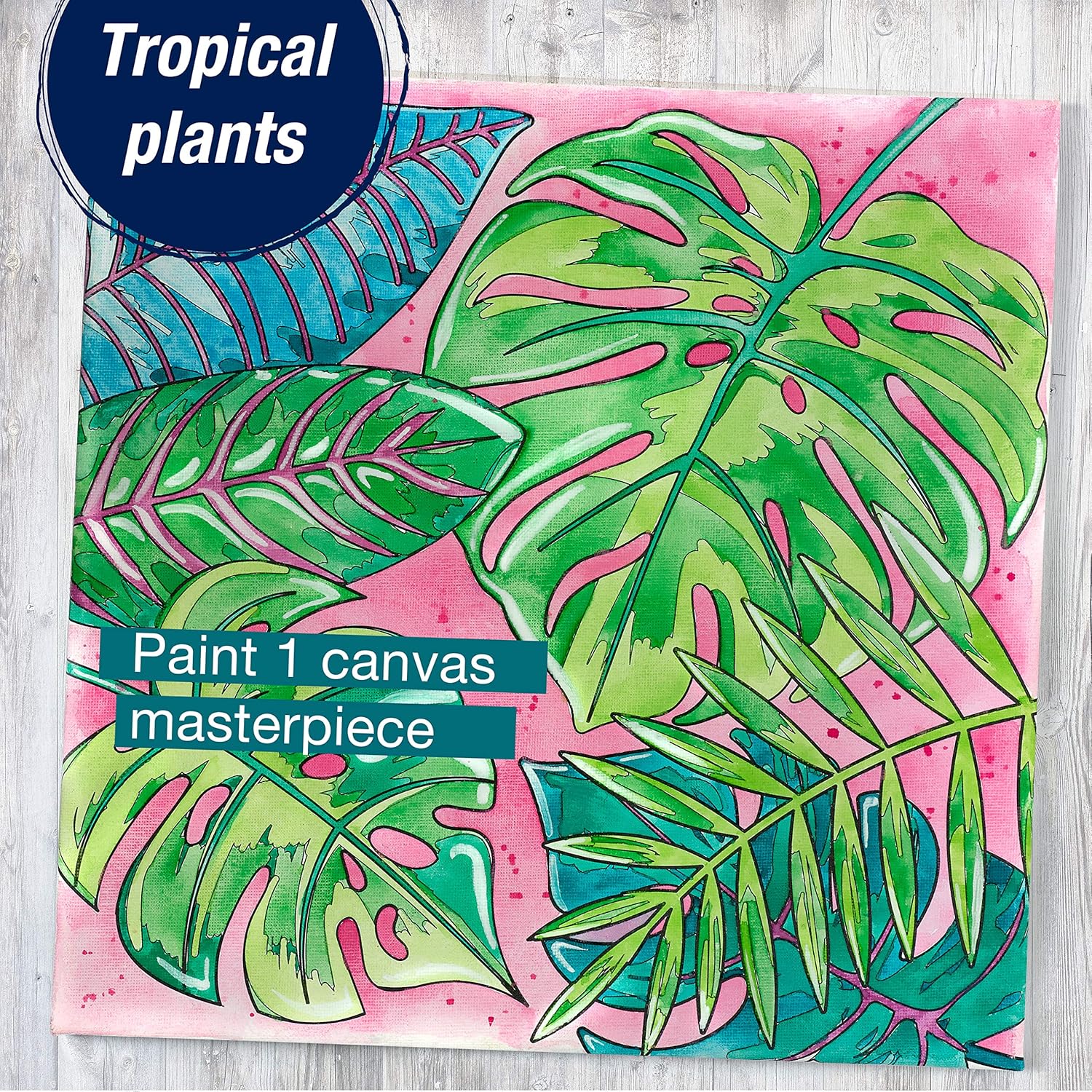 Faber-Castell Watercolour Paint by Number, Tropical-770634