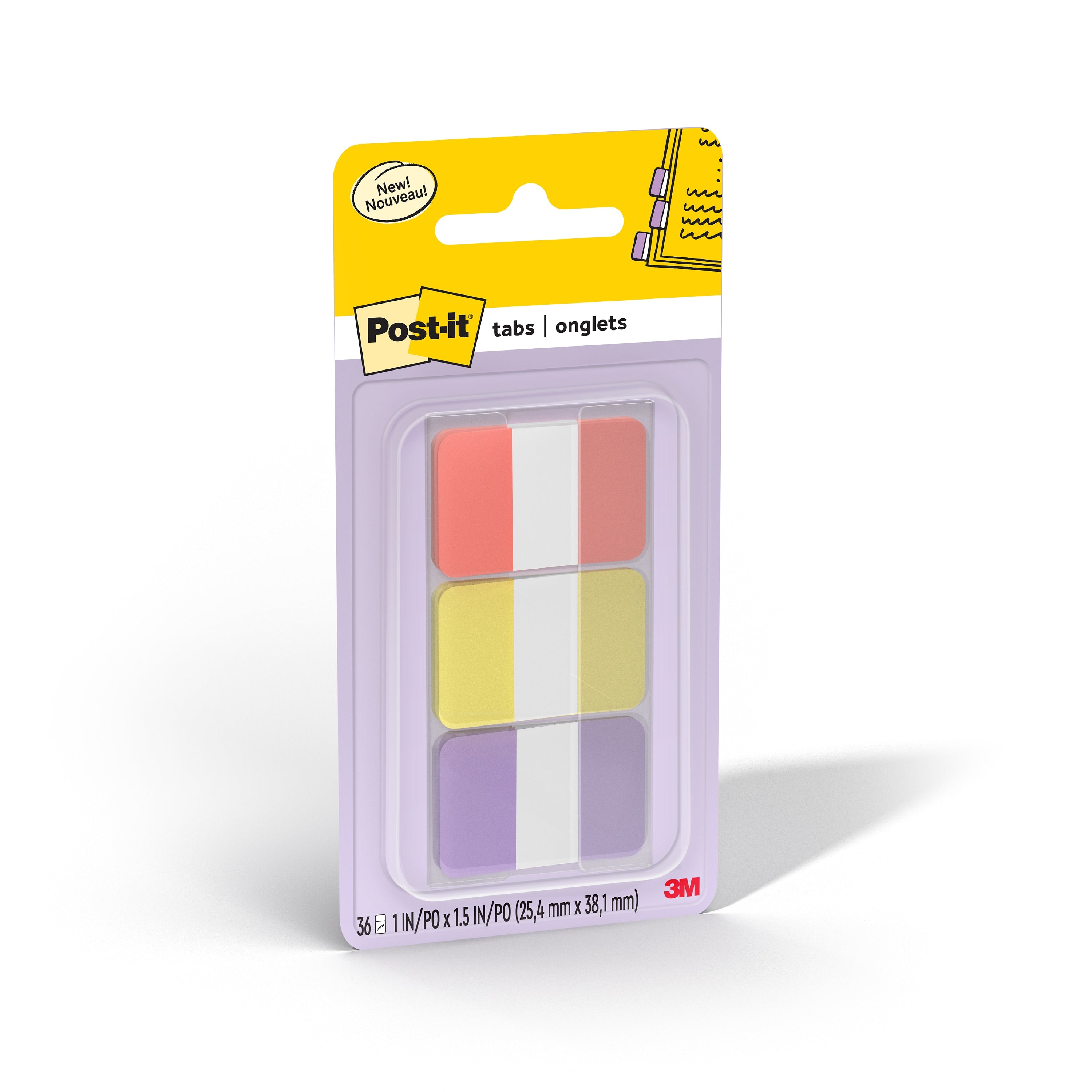 3m Post-it Durable Tabs, 686-sun