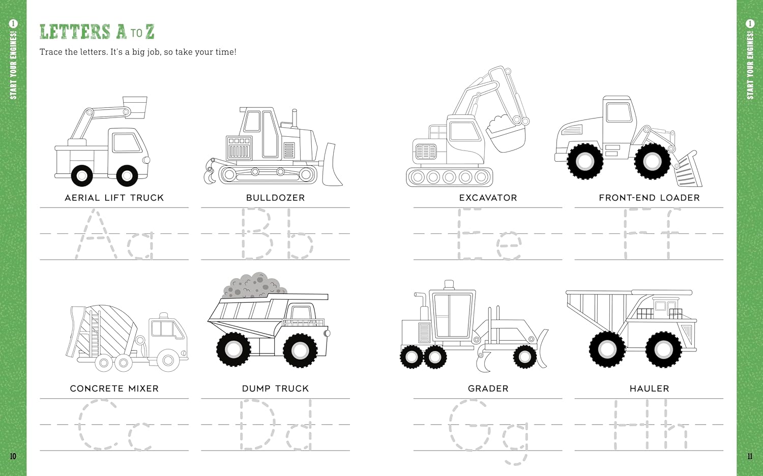 Construction Site Preschool Activity Book: Fun Learning With Trucks, Tools, And Mighty Machines (Paperback)