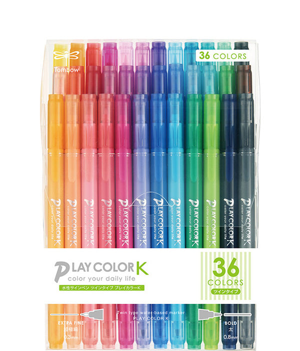 TOMBOW PLAYCOLORK 36C MARKER SET GCF-013