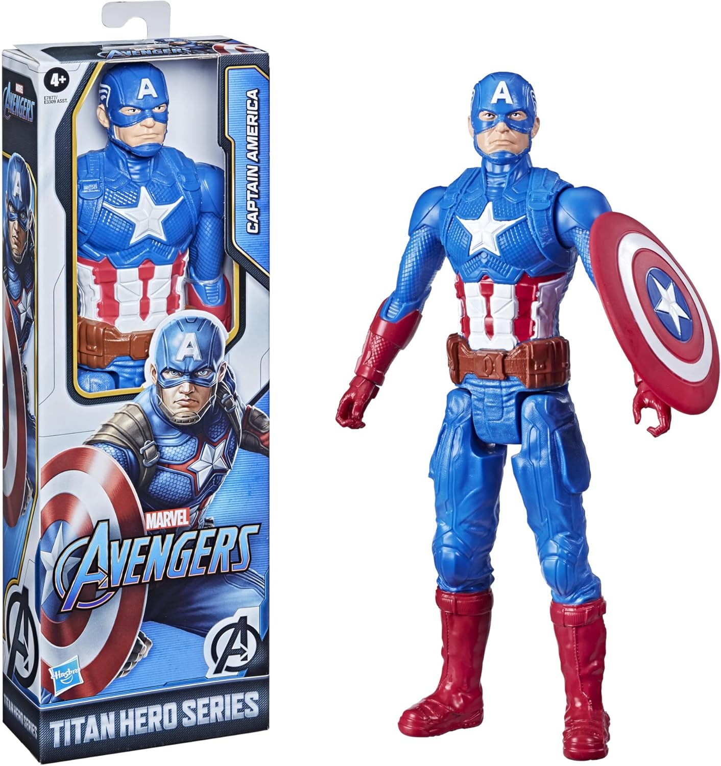 MARVEL AVENGERS TITAN HERO SERIES CAPTAIN AMERICA ACTION FIGURE