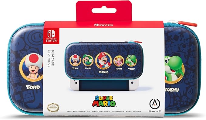 PowerA Slim Case for Nintendo Switch - Mushroom Kingdom Heroes