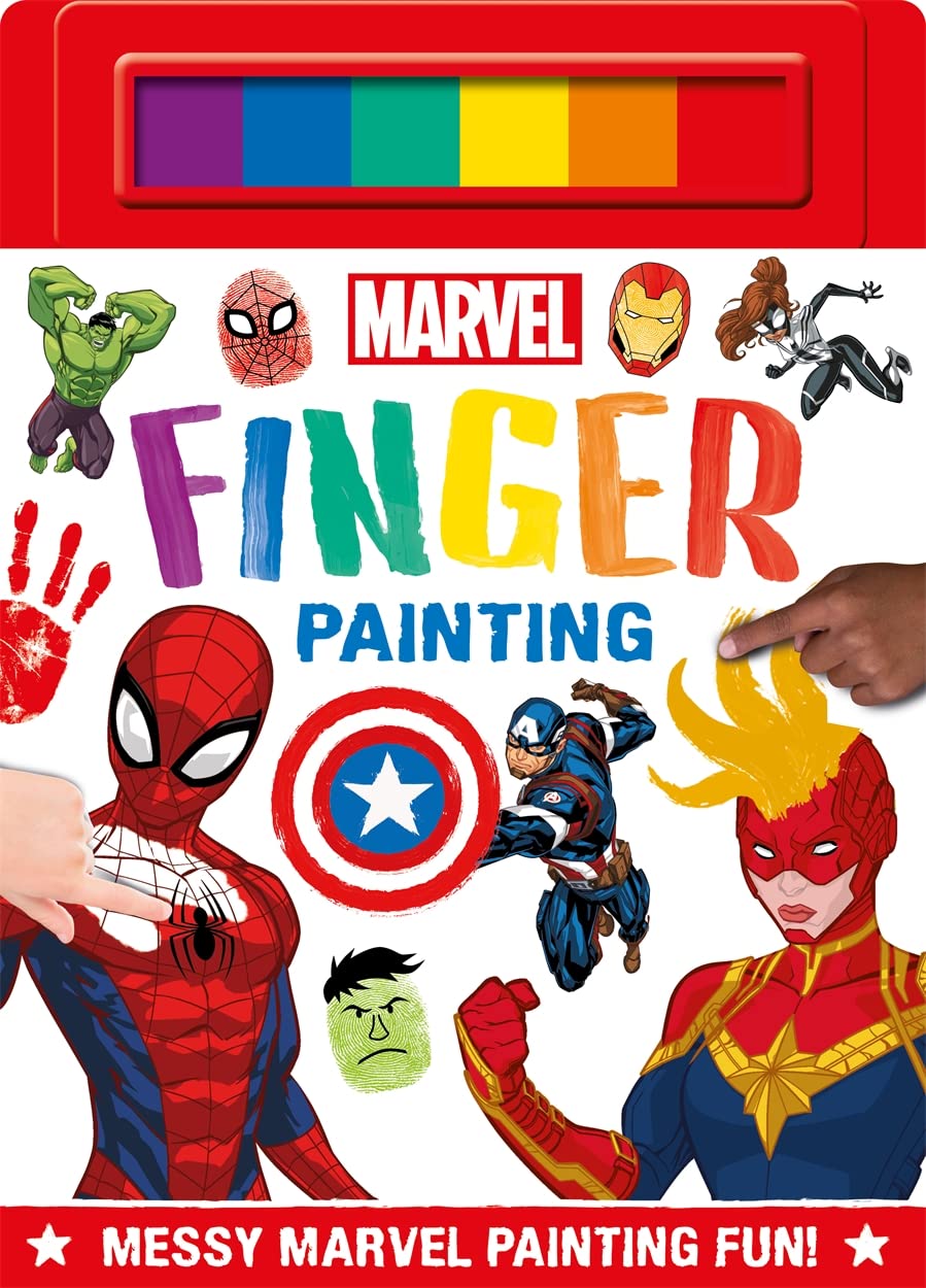 Marvel Finger Painting (Paperback)
