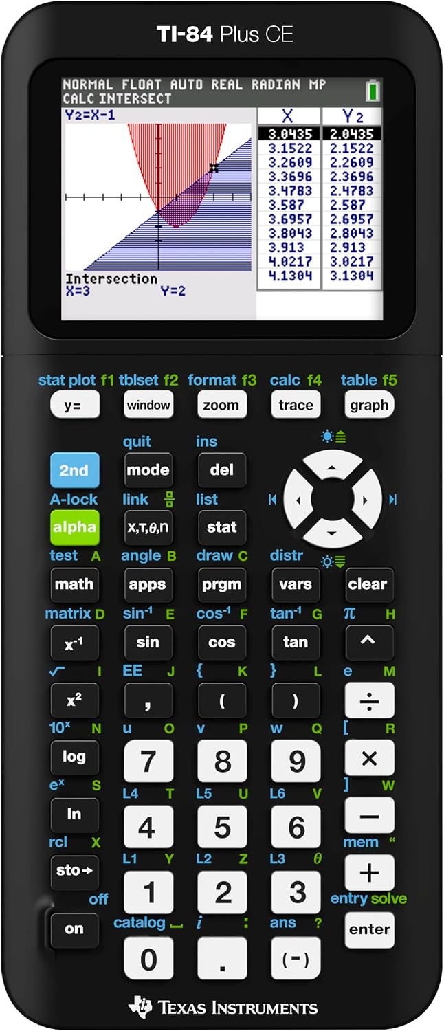 Texas Instrument TI-84 Plus CE - Black/White