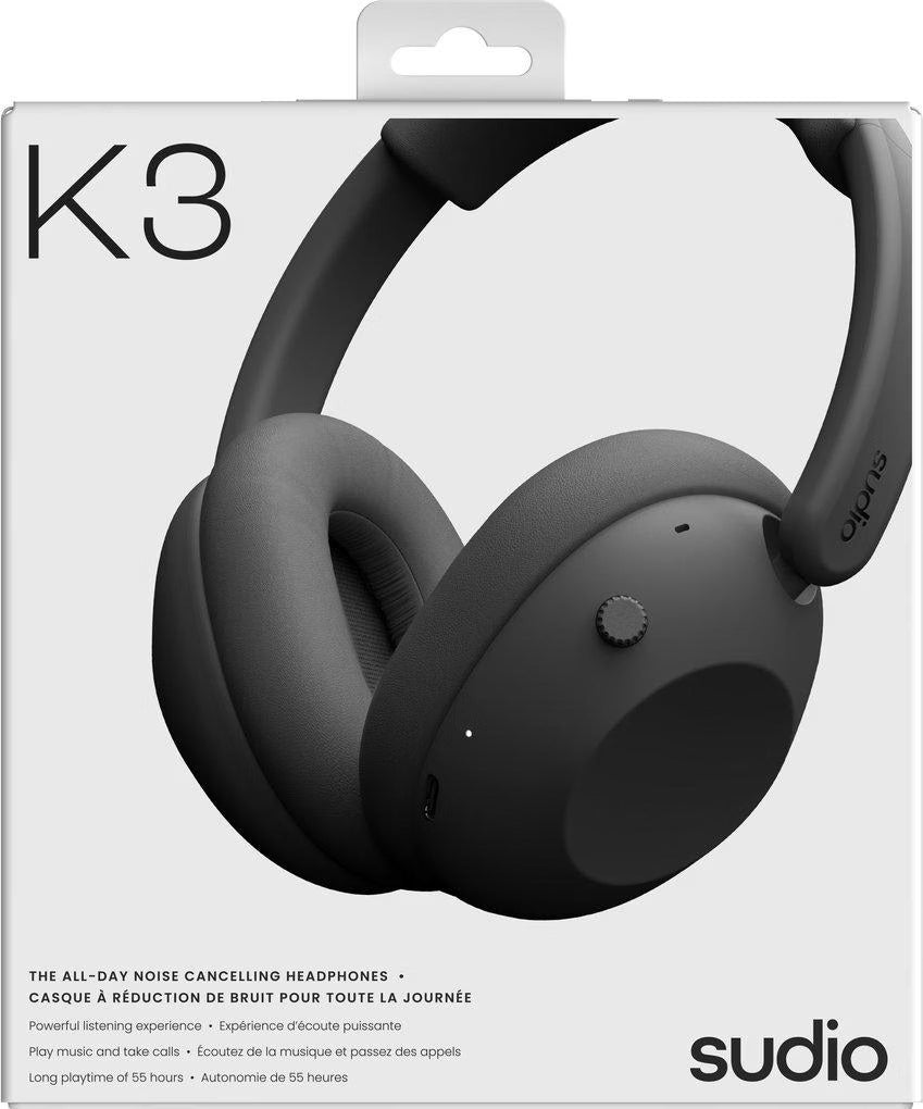 Sudio K3 Wireless ANC Headphones Black