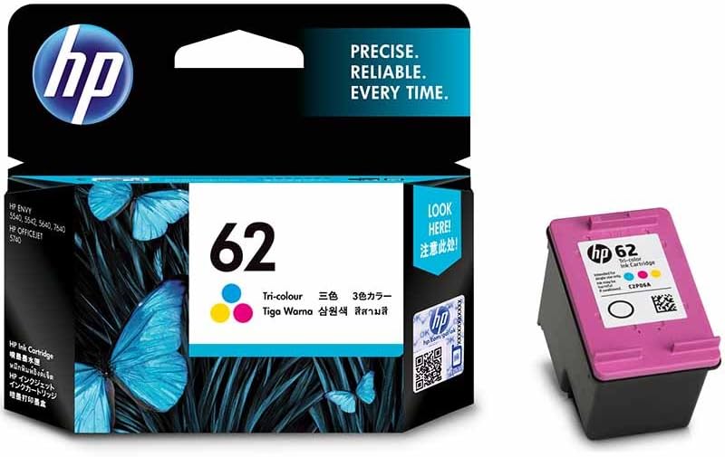 HP 62 Tri-color Original Ink Cartridge 