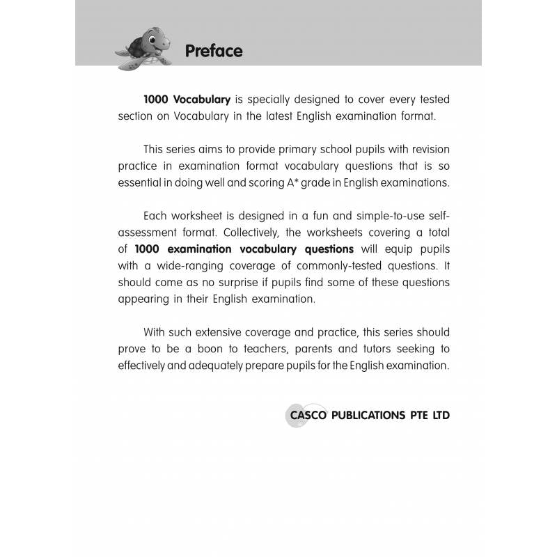 Primary 5 1000 Vocabulary - 3rd Edition