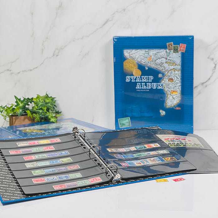 Chu Yu Refillable Stamp Album 16 Sheets 