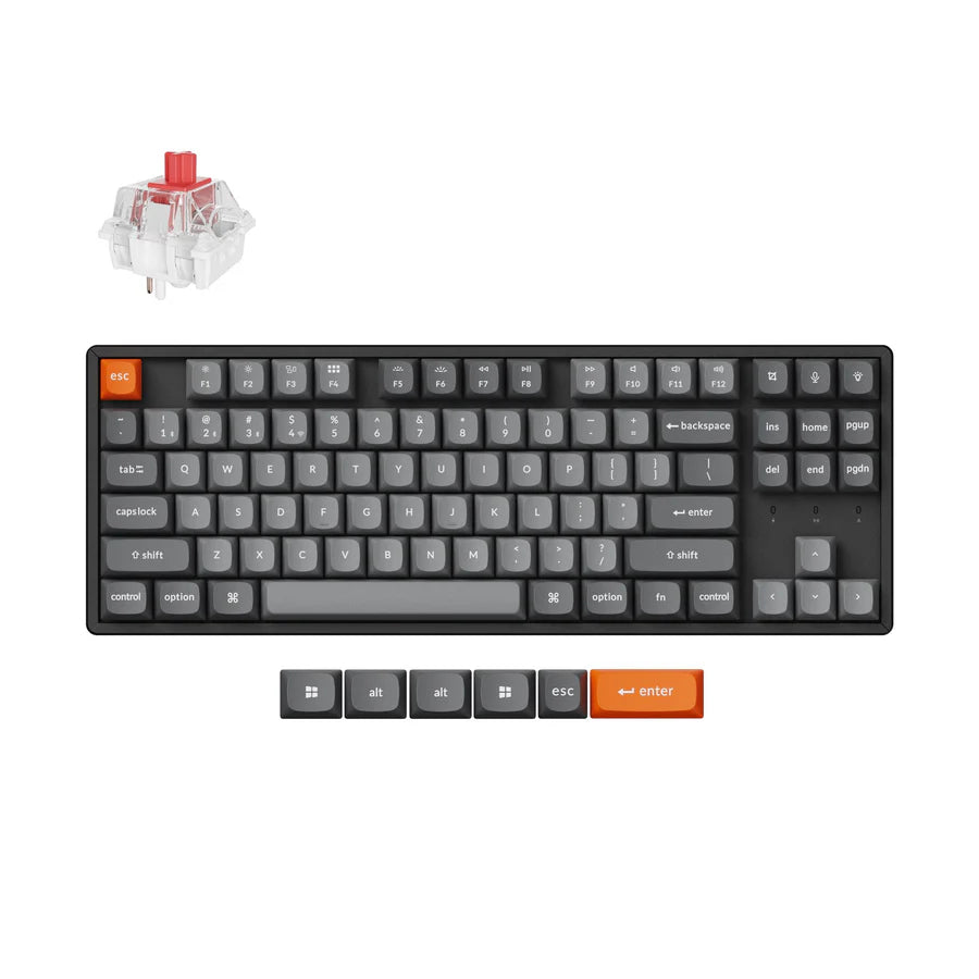 KEYCHRON K8 MAX - Black (Red Switches) 
