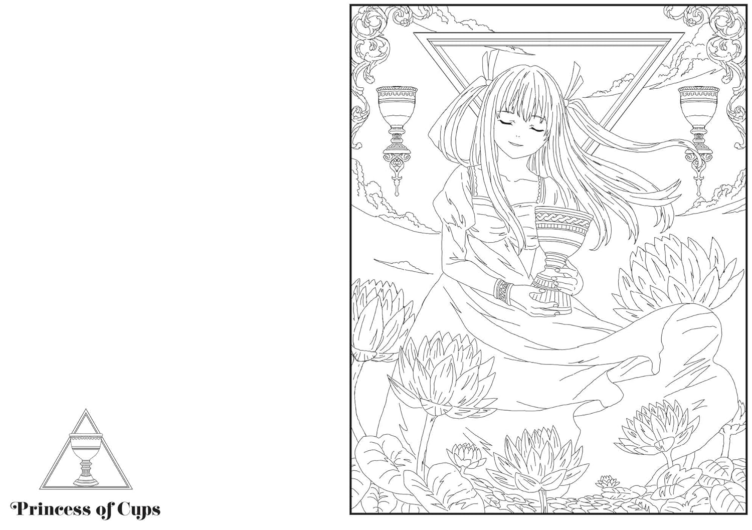 The Anime Tarot Coloring Book