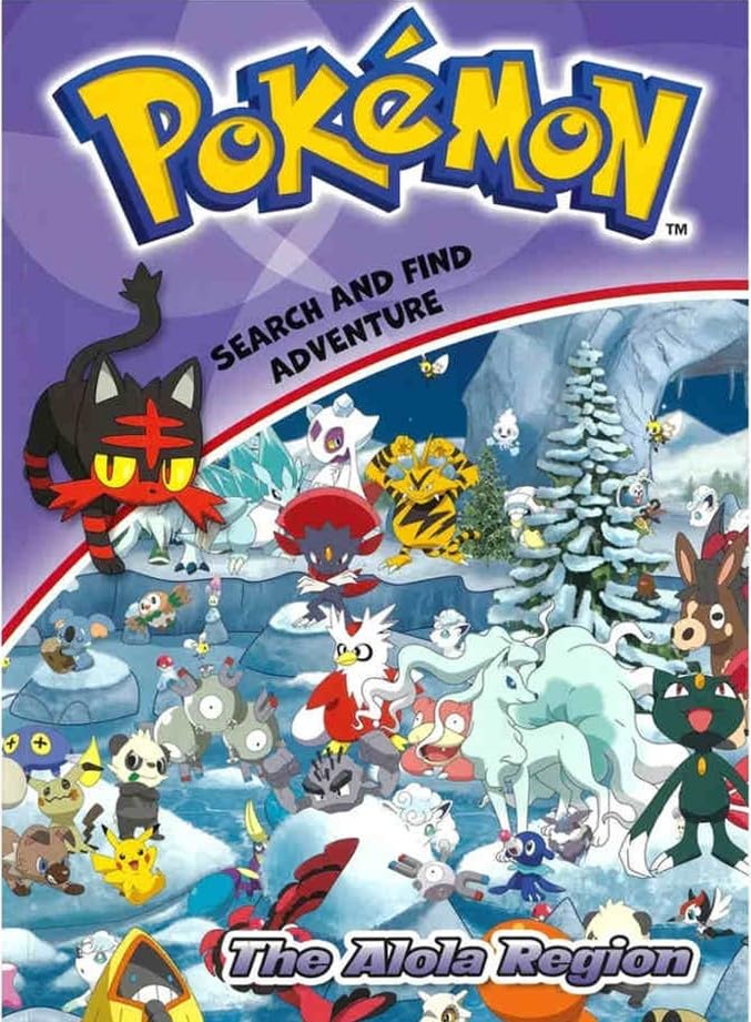 Pokémon Search and Find Adventure Book - Pokemon Activity Book - The Alola Region (Paperback)