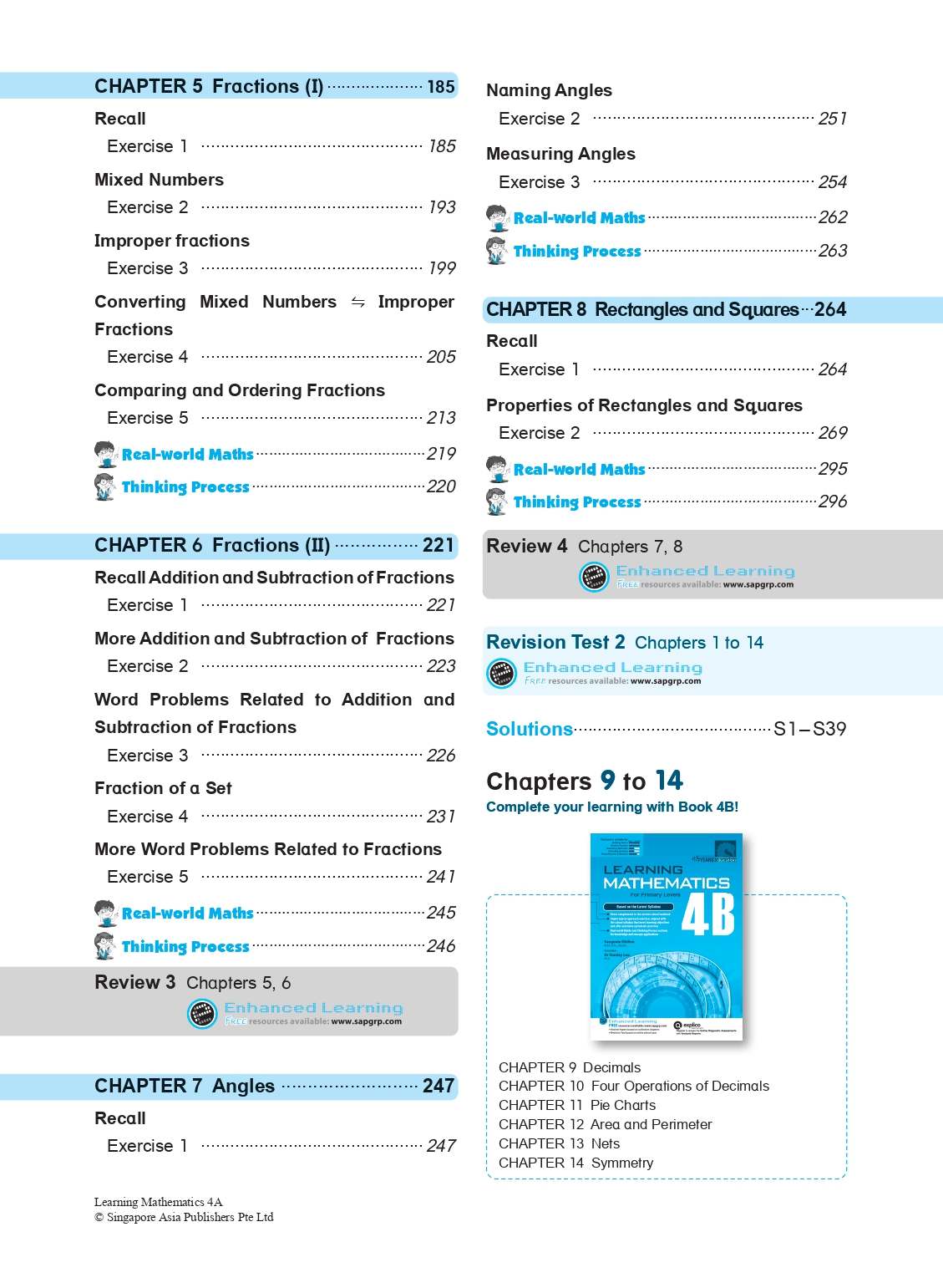 Learning Mathematics For Primary Levels 4A