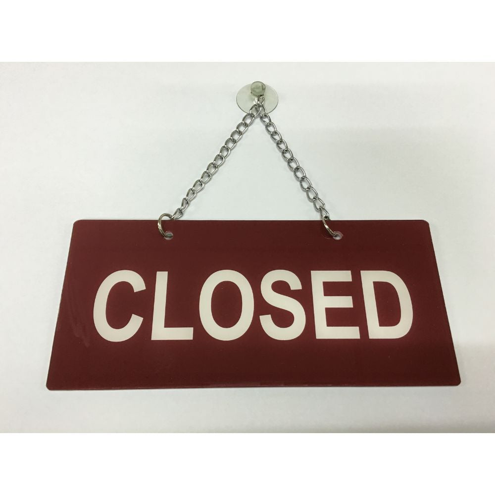COSMO OPEN & CLOSED SIGN RECTANGLE OC-2210 (220mm X 100mm)