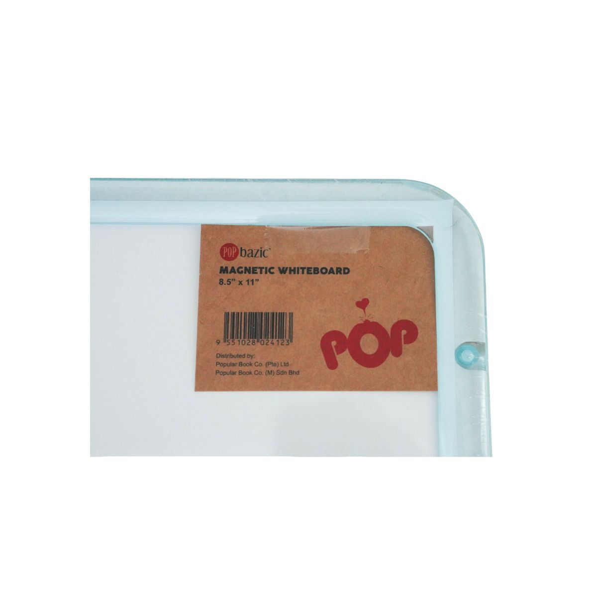 Pop Bazic Magnetic Whiteboard Set 8.5" X 11" - Blue