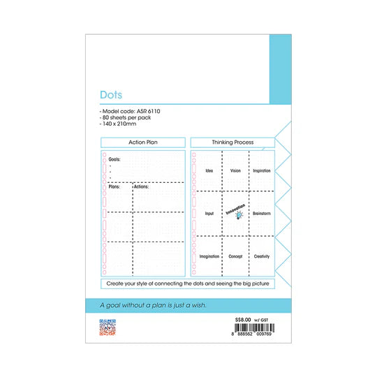 R'fillae Dots Organiser Planner Refill