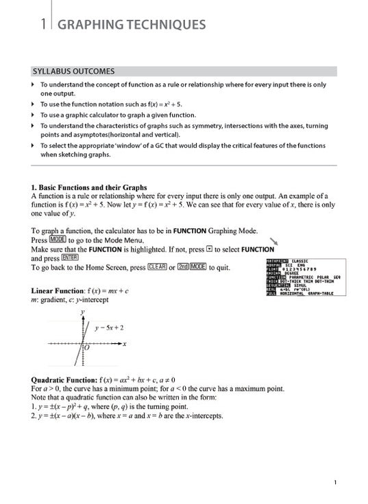Key Guide A-Level H1 Mathematics