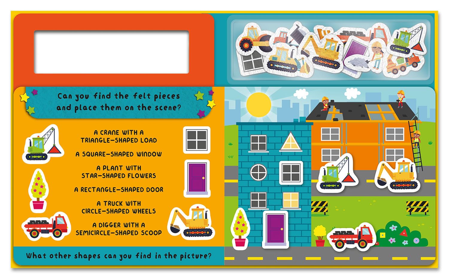 Play Felt Construction Site (Play Felt & Learn) (Board Book)