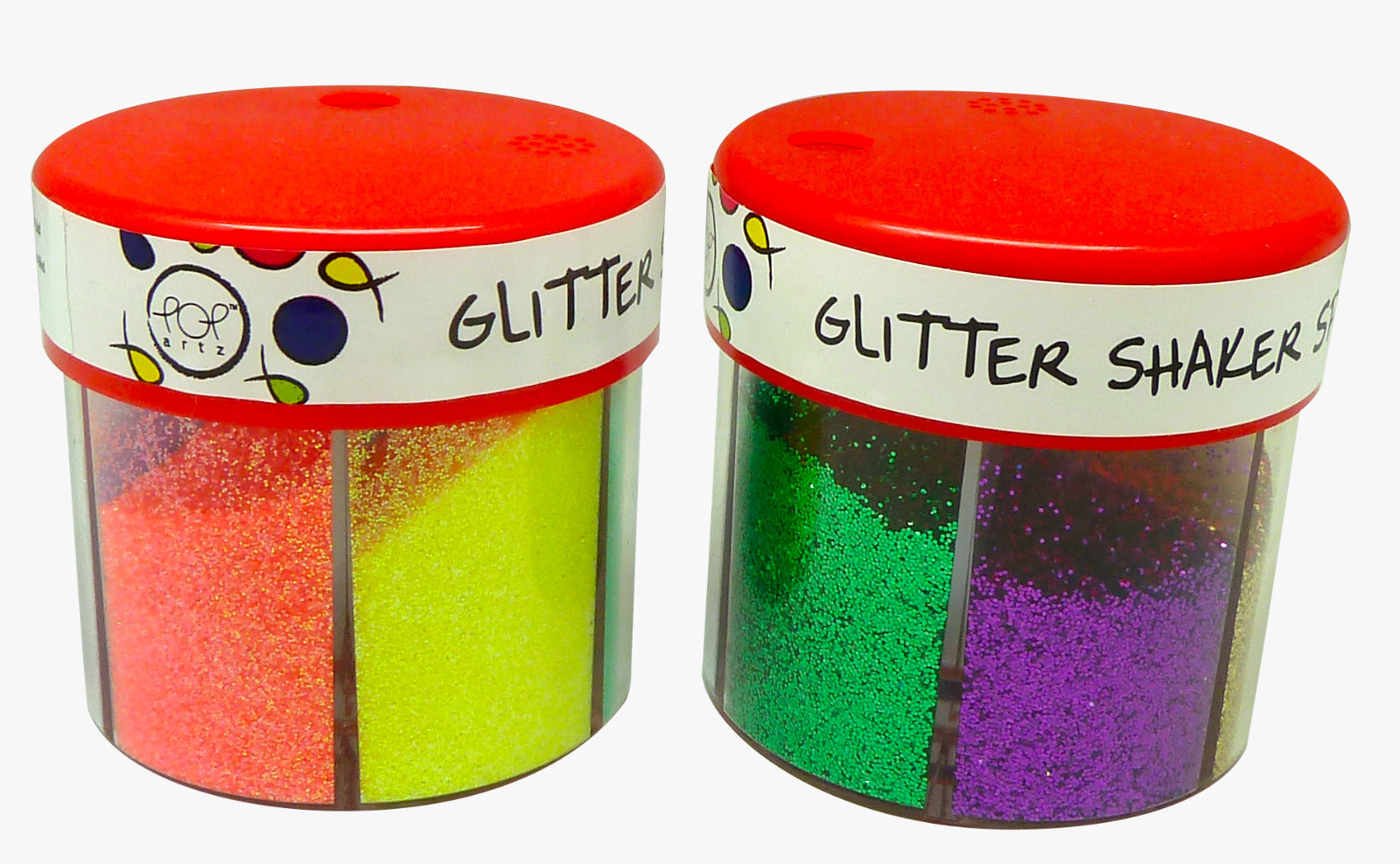 POP Artz Glitter Shaker Sparkling Colour - 6 Colours 50g